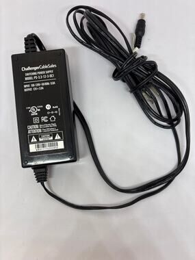 Challenger Cable Sales 12V 5A Power Supply PS-3.3-12-3-DCT for Spectrum STB